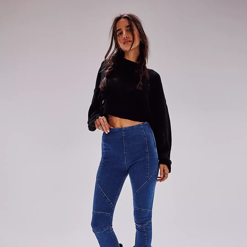 We The Free Bella Moto High-Rise Skinny Jeans